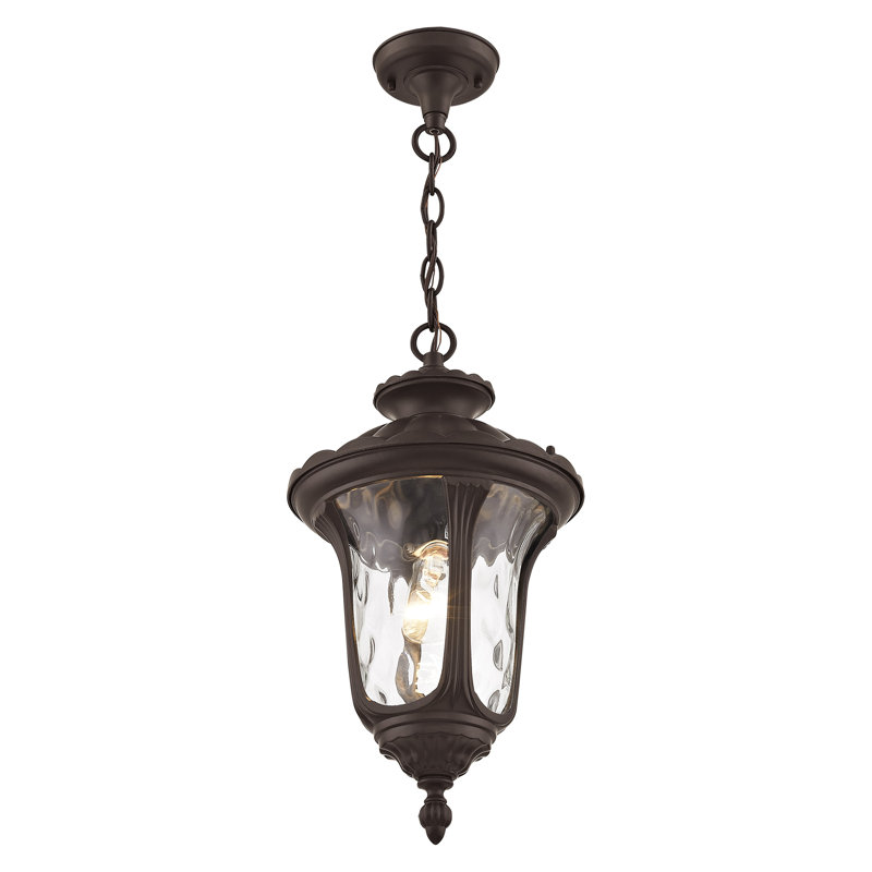 Arelene Outdoor Pendant, 17.5" H x 9.5" W, Bronze