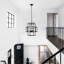 Luminaire suspendu en forme de lanterne 4 niveaux