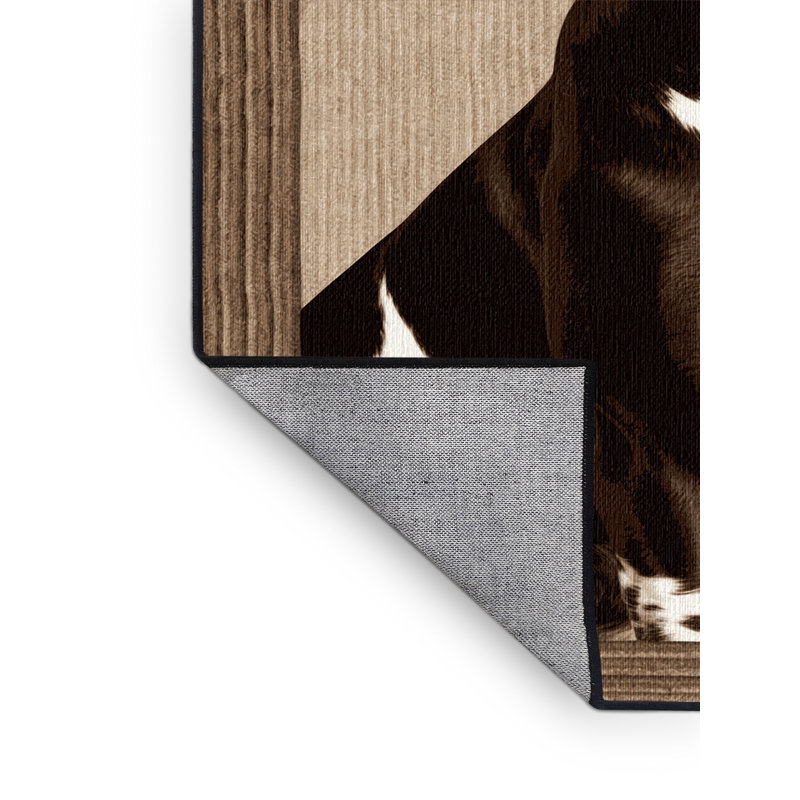  Tapis lavable à poil court allemand avec poils courts, Rectangulaire 7 pi x 10 pi
