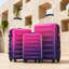 Valise extensible 3 pièces à roulettes Hardshell avec roulettes pivotantes et verrou TSA léger