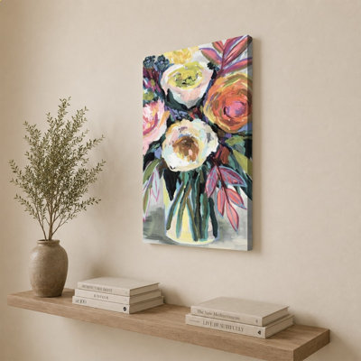 First Kiss Light by Jeanette Vertentes - Graphic Art on Canvas