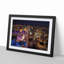 Aerial View of the Las Vegas Strip in Abstract - Picture Frame Graphic Art Print-55683040-55683041