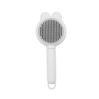 Brosse autoportante pour toilettage pour animaux de compagnie, 7,68 x 3,19 pouces, blanc