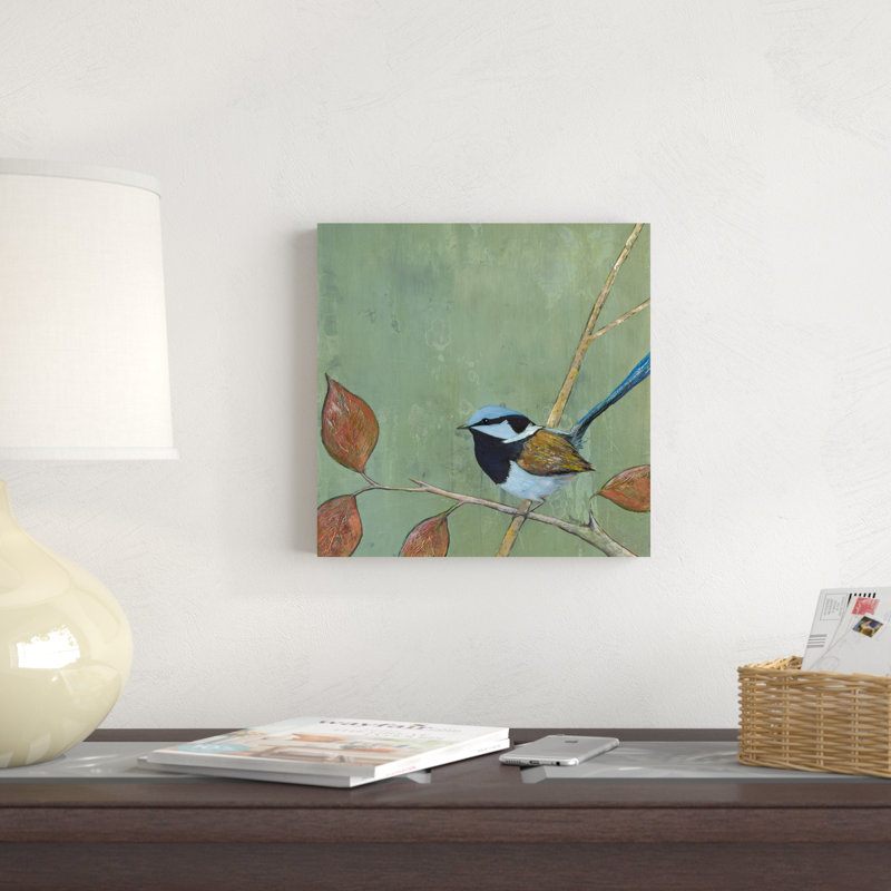 Oiseau au repos I, H 12 po x l 12 po x P 1 po