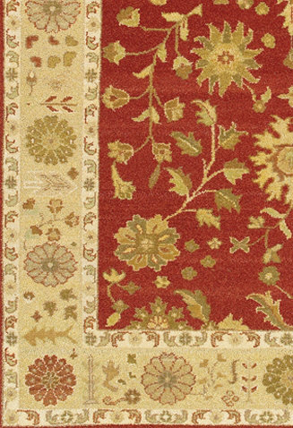 Carona Wool Floral Area Rug, Rectangle 7'9" x 10'6"