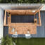 Mercia 9 x 4ft Premium Pressure Treated Garden Bar with Shutters