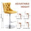 Tabouret de bar pivotant à hauteur réglable Daijiah-1395910897-1395910789