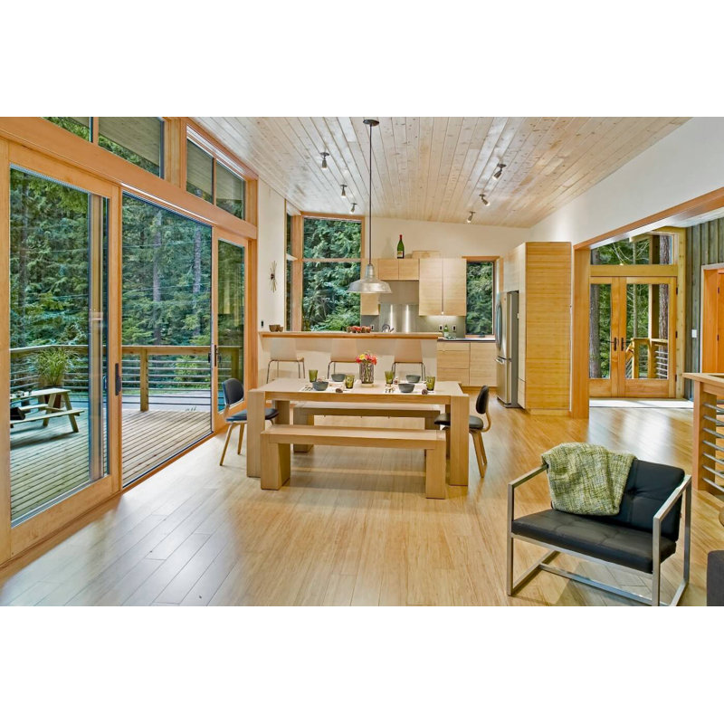 Plancher en bambou densifié T&G de Bamboo Design & Architecture, naturel, Bois naturel
