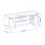 Meuble télé 53 po avec porte inclinée et charme intemporel 53 po-992979823-992979728