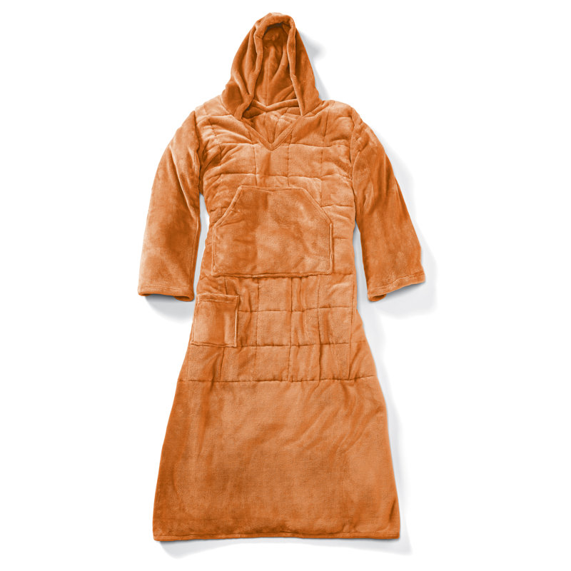 Wearable Weighted Snuggle Blanket, Burnt Orange