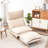 Lazy Sofa Balcony Leisure Chair Bedroom Sofa Chair Foldable Reclining Chair Leisure Single Sofa Functional Chair