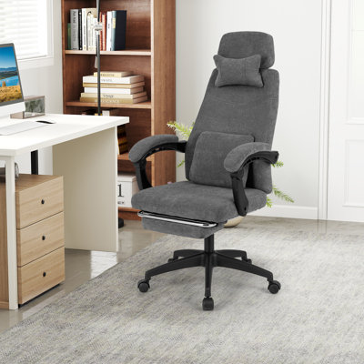 Fauteuil de bureau inclinable Gymax
