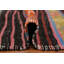 Tapis rayé en laine 7 x 10