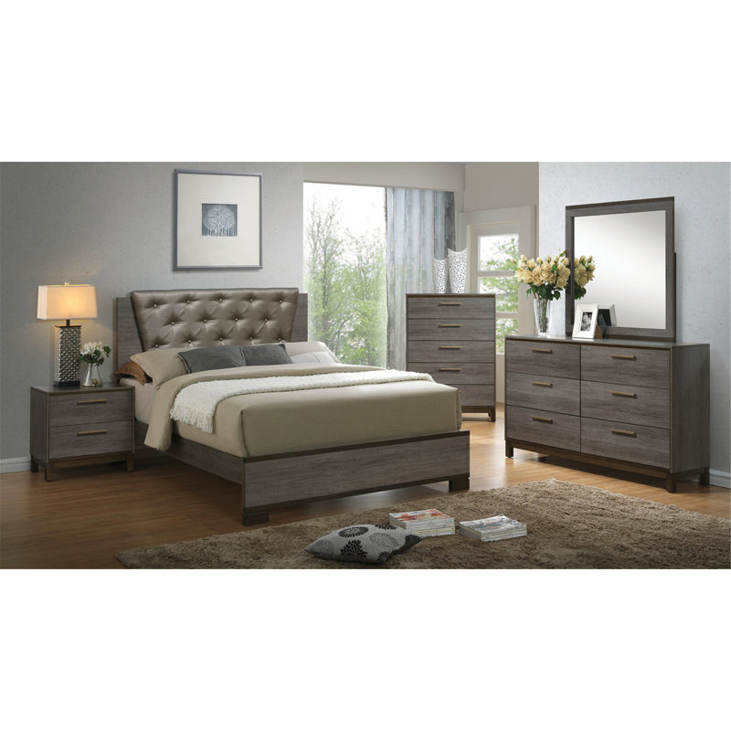 Stoneham Wood Wall Mirror