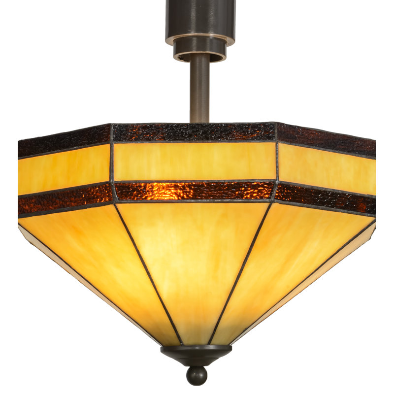3 - Light Semi Flush Mount