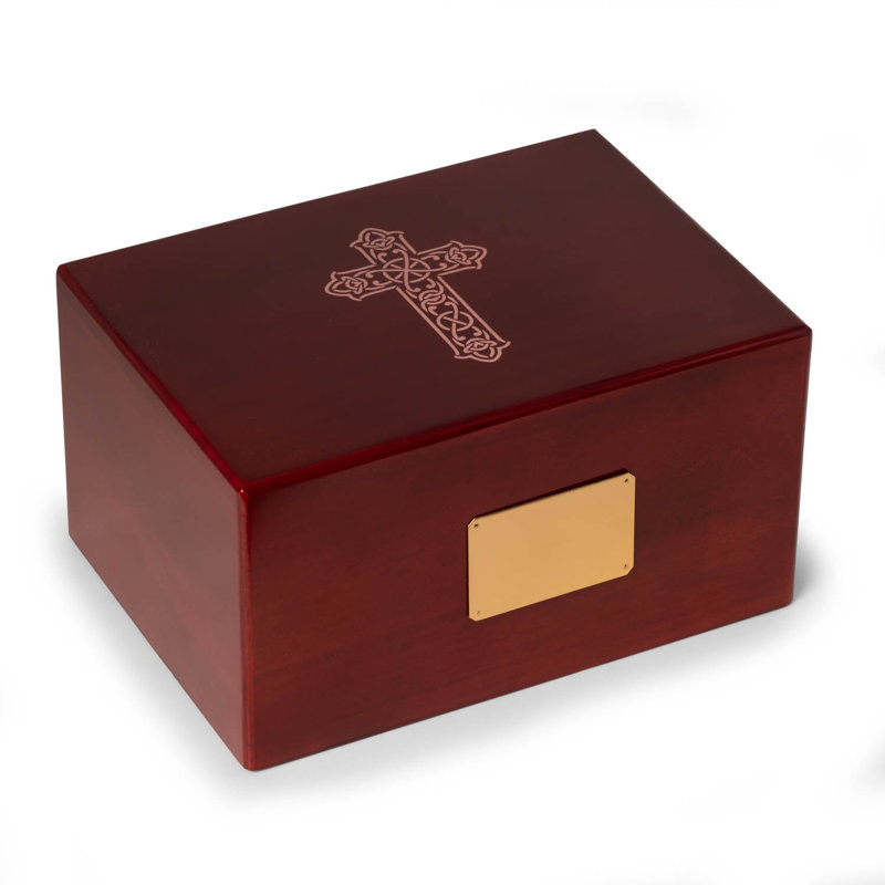 Handmade Solid Wood Decorative Box, 3.5" H x 7" W x 4.5" D