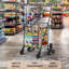 110L Heavy Duty Folding Cart | Stair-Climbing 360° Wheels | 110LB Capacity Utility Wagon for Groceries, Laundry & Multi-Floor Transport