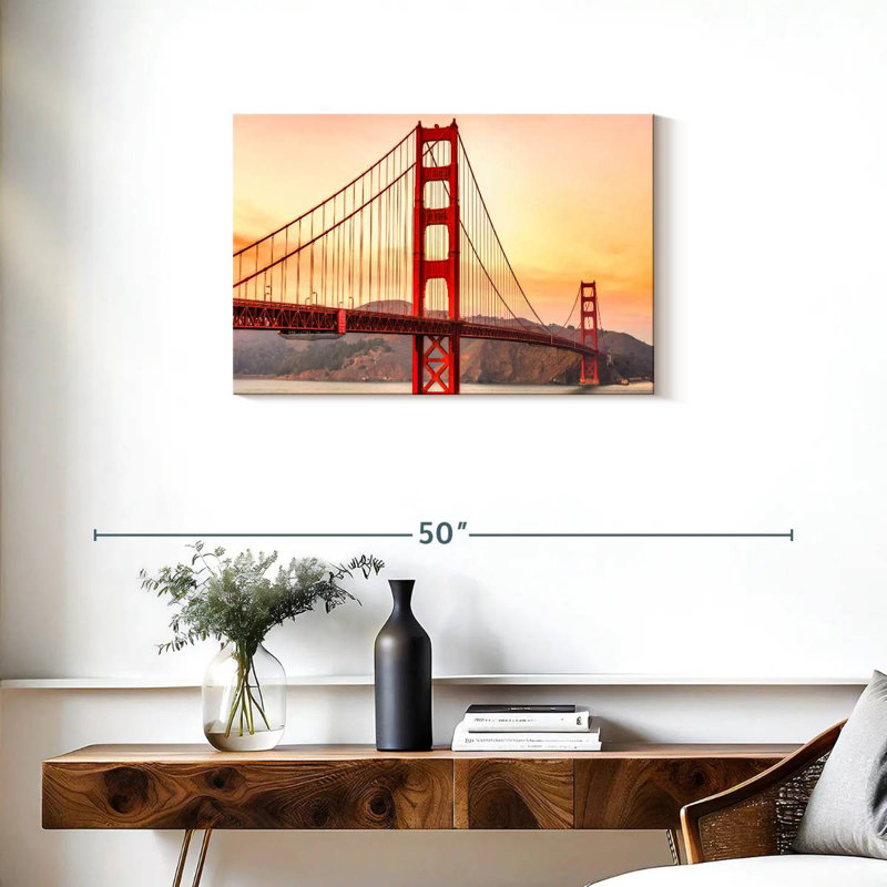 Lilie Golden Gate Bridge Structure, 20" H x 30" W