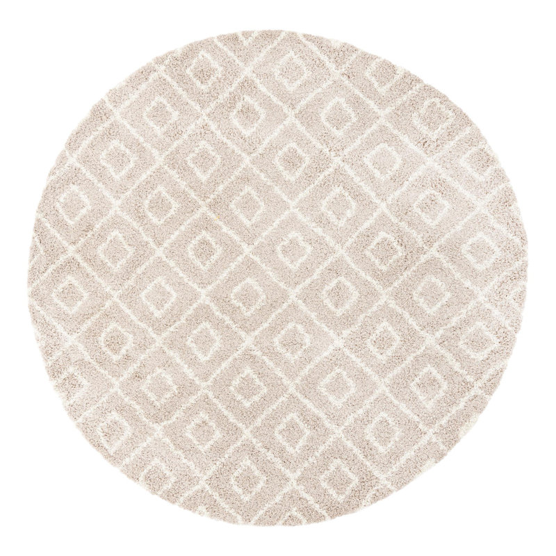 Arup Geometric Indoor Rug, Round 10'