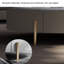 Table basse ovale en marbre clair de luxe-464079323