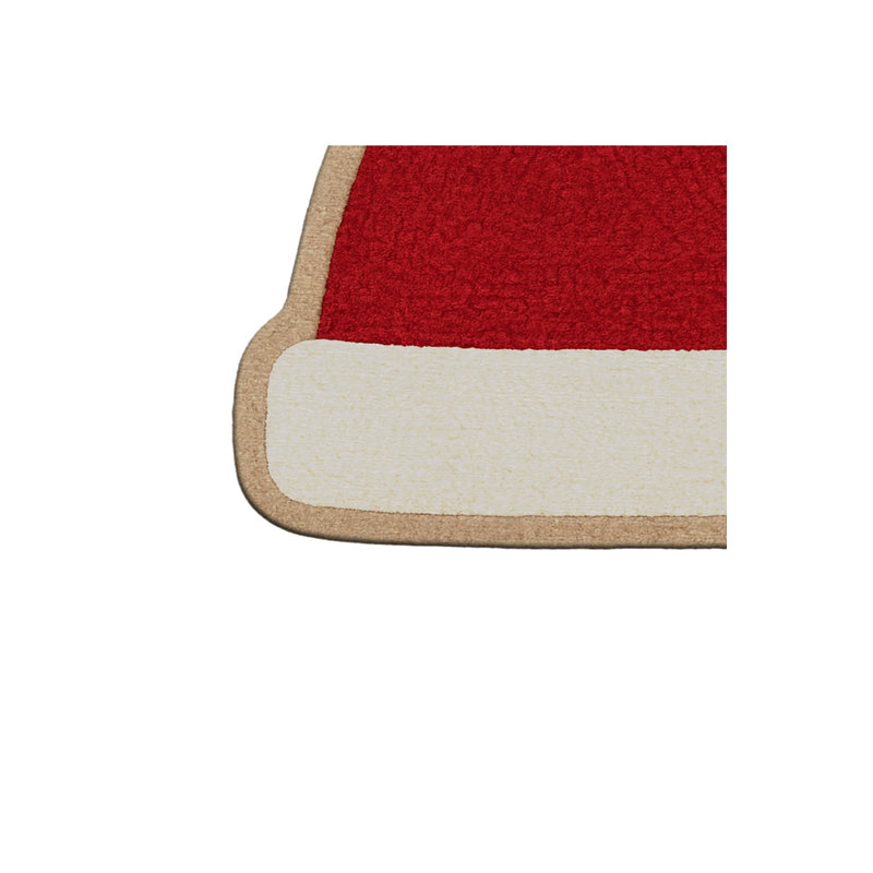 Tapis noir Mosso, 2'6" x 2'6"