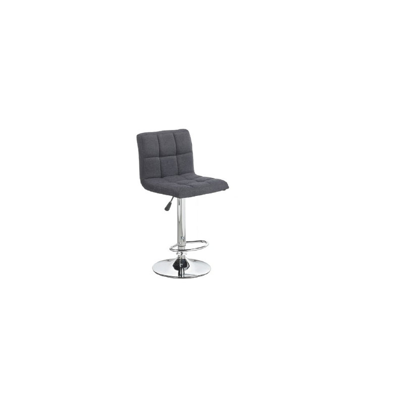 Tabouret de bar pivotant à hauteur réglable Levittown, Anthracite