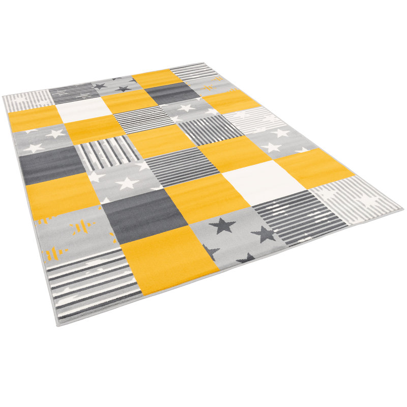 Hawkinge Chequered Area Rug, Rectangle 190 x 280cm