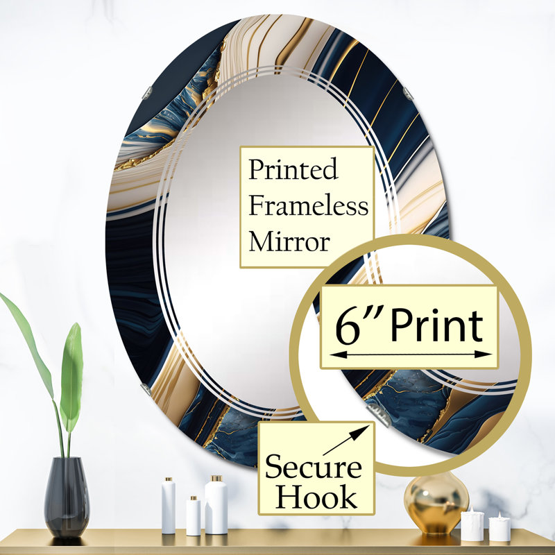 Miroir mural Petrea, 36 po x 24 po
