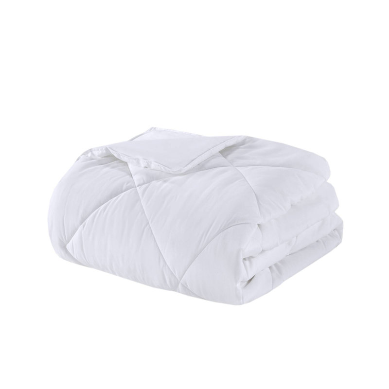 Édredon en duvet synthétique surdimensionné blanc, Très grand lit