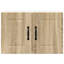 Vidaxl Kitchen Wall Cabinet With Shelf 2 Pcs Old Wood 60 X 31 X 40 Cm-121217777