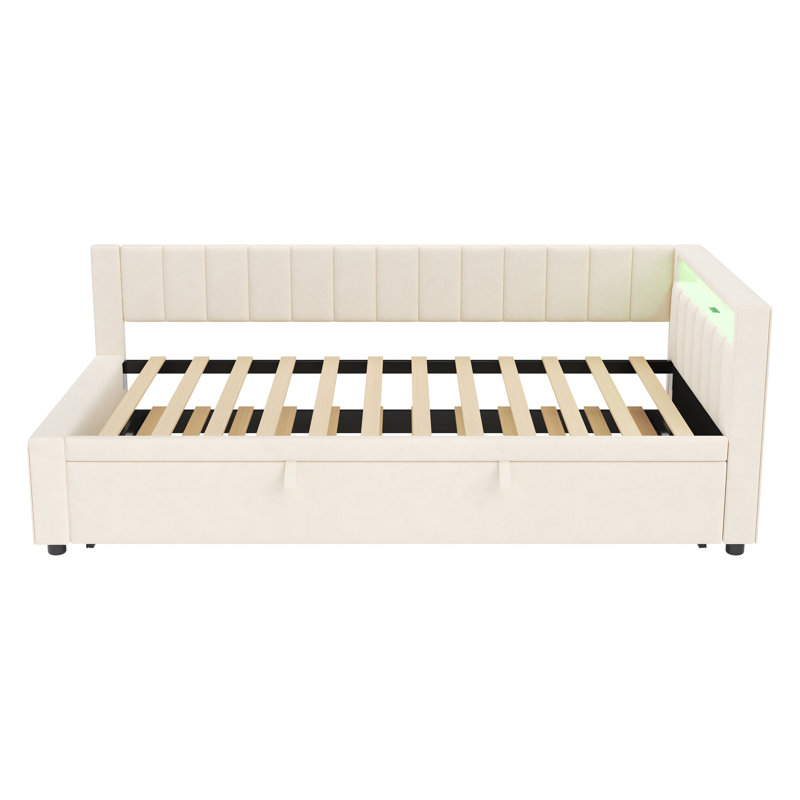 Upholstered, Beige