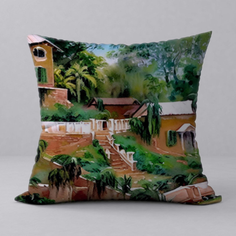 Reversible Throw Pillow