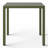Jackqueline 31.5" Outdoor Square Dining Table With Metal Frame-111463082
