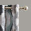 Panneau de rideau obscurcissant avec œillets Watercolor Ogee - Basics by Wayfair ™-805384035-805384032