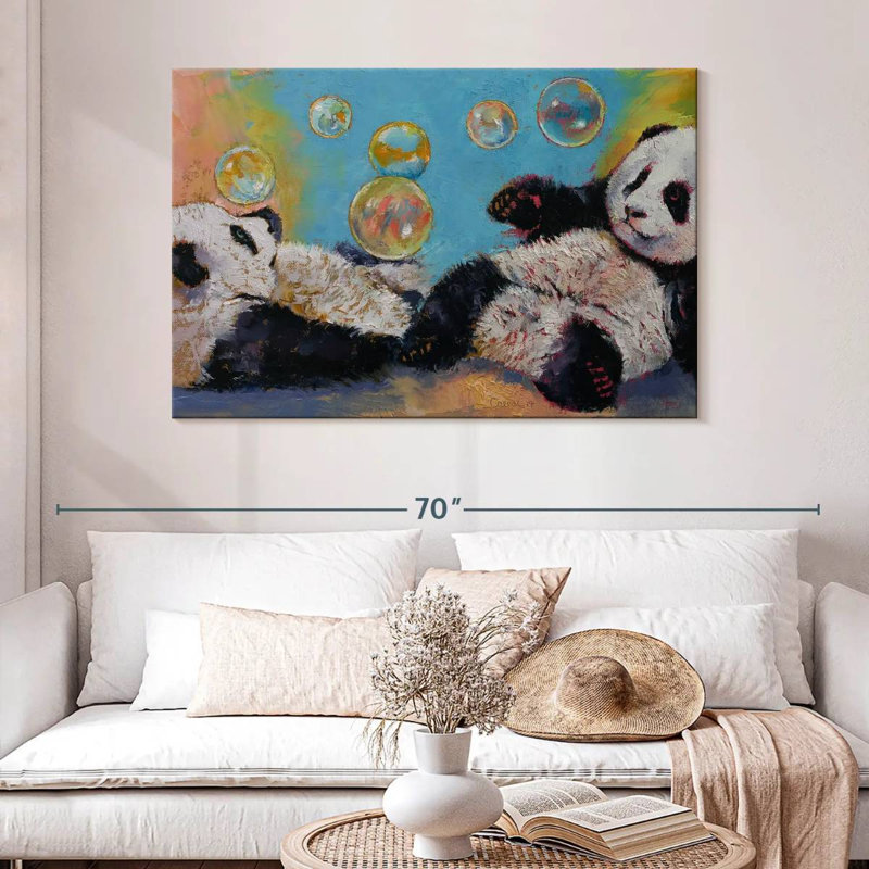 Crowle Panda Bubbles, 32" H x 48" W