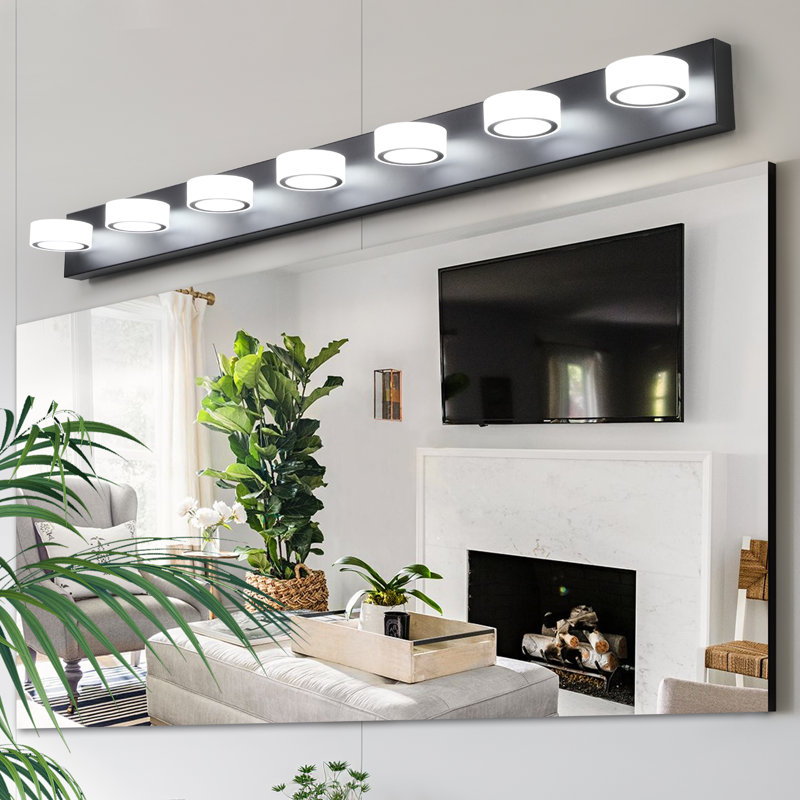 52" Modern 7-light Led Vanity Light, 7 Lights