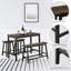 Damali 4 - Person Dining Set-212411157-212411156-212411159