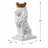 14.5" H Sitting Lion W/Crown Resin Statue Home Decor Living Room Display-109757791