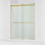 Levity Plus Less Sliding Shower Door, 81-5/8" H x 56-5/8 - 59-5/8" W, With 3/8" Thick Crystal Clear Glass-335228499