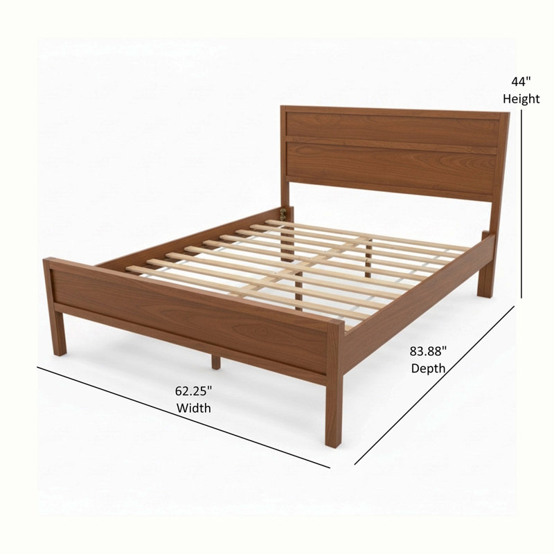 Maddox Modern Panel Bed, Queen