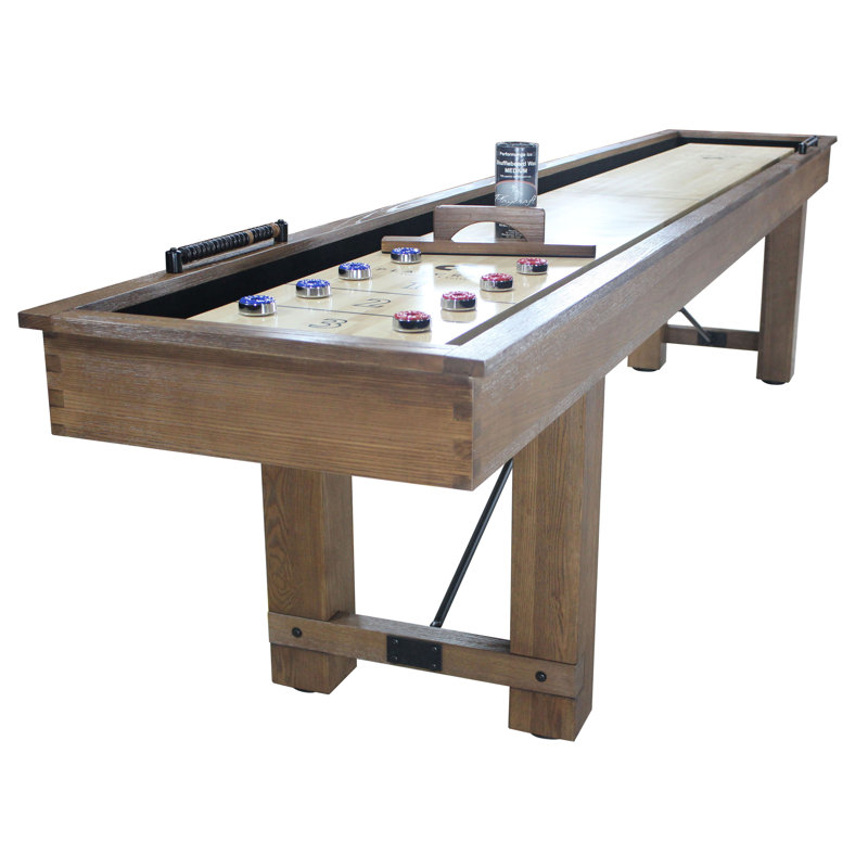 Playcraft Montauk Pecan Shuffleboard Table, 12'