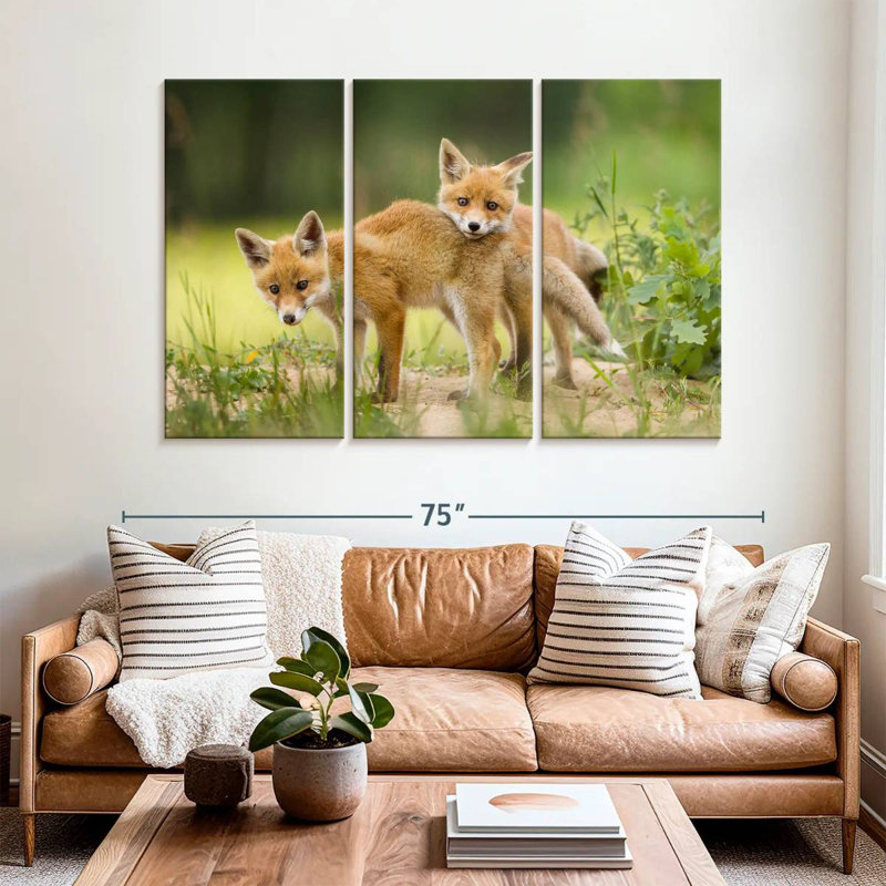 Brampt Fox Kits, 42" H x 65" W