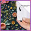 Rideau de douche floral - Bohème-34463198