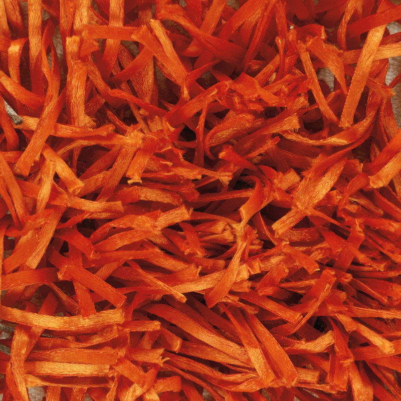 Hand Loomed Area Rug in Orange, Rectangle 5' x 7'6"