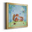 Woodland Family Fox - cadre photo, impression sur toile-1835345578-1835345618