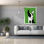«Dog on Green» par Irena Orlov, art mural sur toile-1446780990