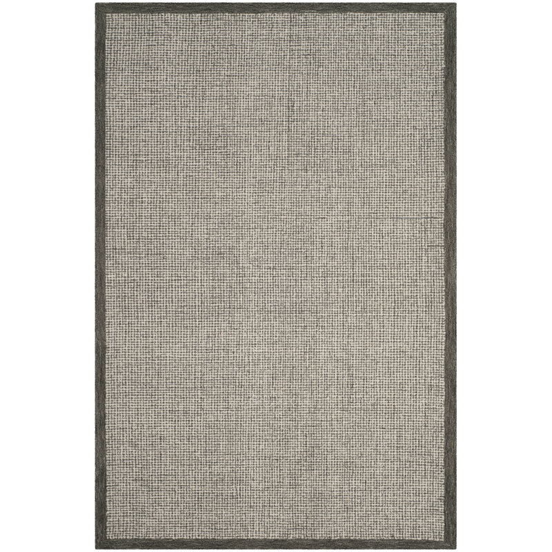 Furr Hand Tufted Wool Rug, Rectangle 6' x 9'