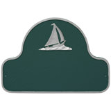 Sailboat Arch Address Sign Plaque