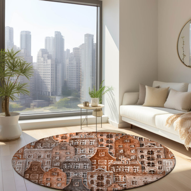 Tapis intérieur / extérieur Altair, Rond 8 pi
