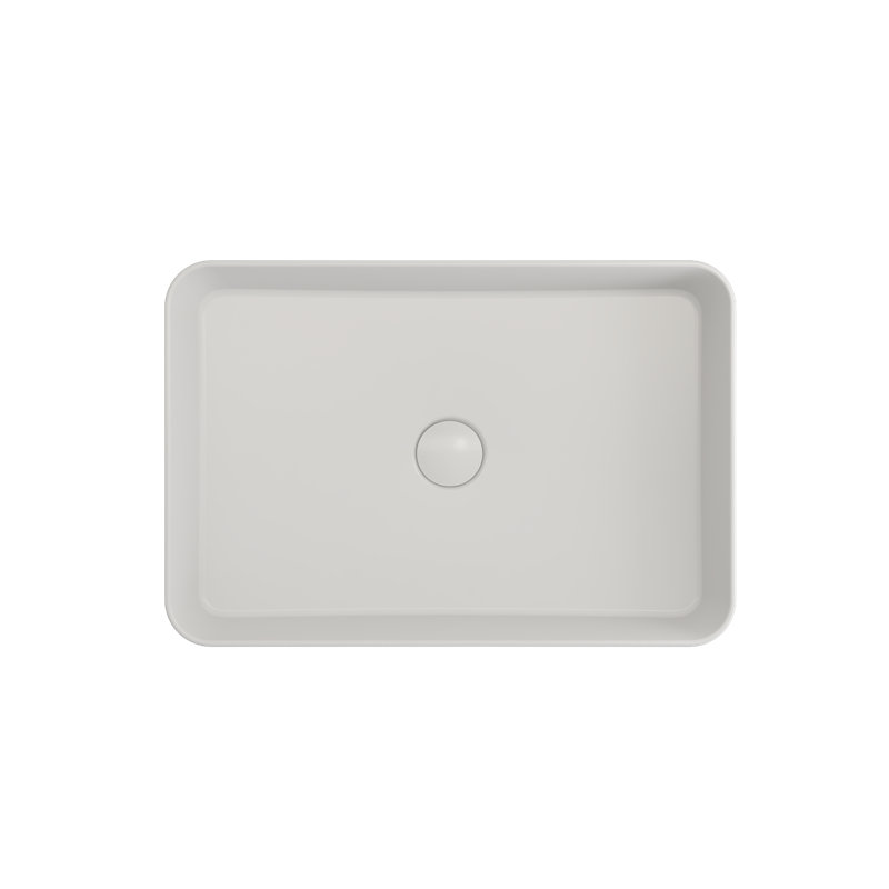 Sottile 22.5'' L Bathroom Sink, Matte White